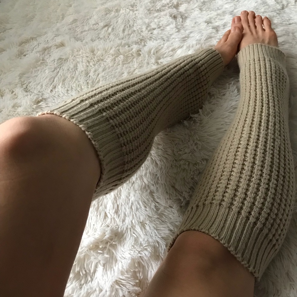 Versatile Beige Leg Warmers